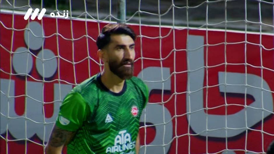 واکنش تماشایی علیرضا بیرانوند روی شوت باکیچ