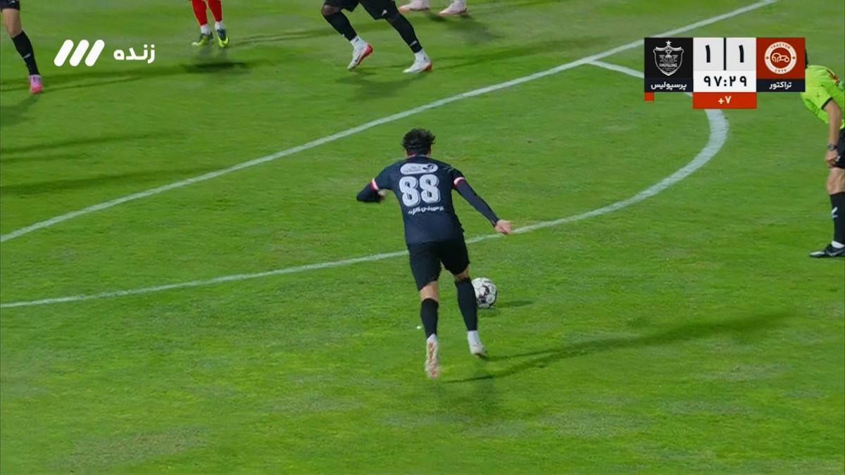 گل اول پرسپولیس به تراکتور (سوپرگل باکیچ)