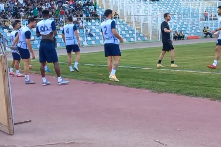 گرم کردن تیم خیبر خرم آباد