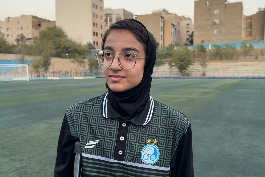 آیناز فرخانی بازیکن استقلال بعد از بازی مقابل حسن زاده ارومیه