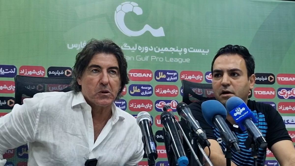 نشست خبری ساپینتو سرمربی استقلال بعد از برد مقابل آلومینیوم