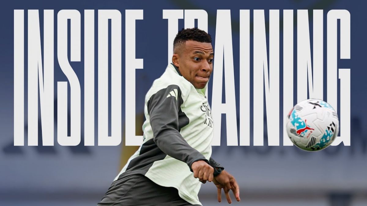 تمرین گلزنی بازیکنان رئال مادرید برای تقابل با والنسیا