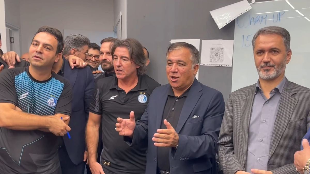 صحبت های تاجرنیا در رختکن استقلال پس از برتری مقابل آلومینیوم