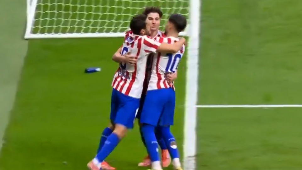 گل اول اتلتیکو مادرید به سویا (خولیان آلوارز)