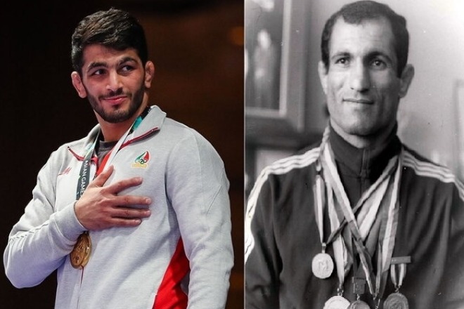 یزدانی و موحد کبیر در میان غول‌های کشتی آزاد جهان