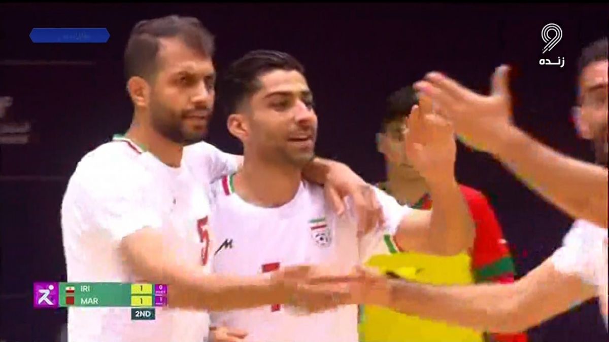 گل دوم ایران به مراکش (دبل مهدی کریمی)