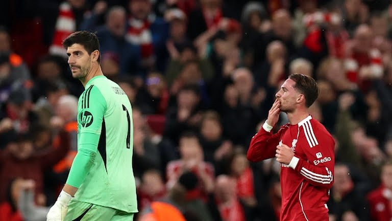 گل اول لیورپول به رئال مادرید (مک آلیستر)