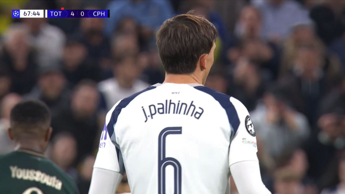 گل چهارم تاتنهام به کپنهاگن (ژائو پالینیا)