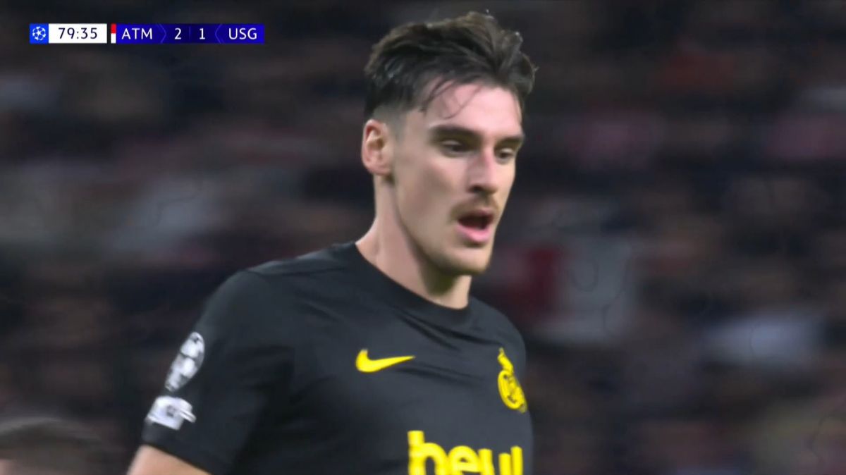 گل اول سن ژیلواز به اتلتیکو مادرید (سایکس)