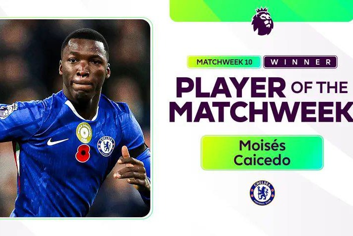 ستاره چلسی بهترین بازیکن هفته دهم لیگ برتر انگلیس