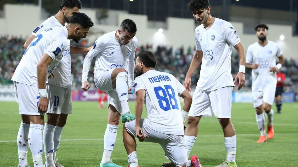 گل اول استقلال به الوحدات (مهران احمدی)