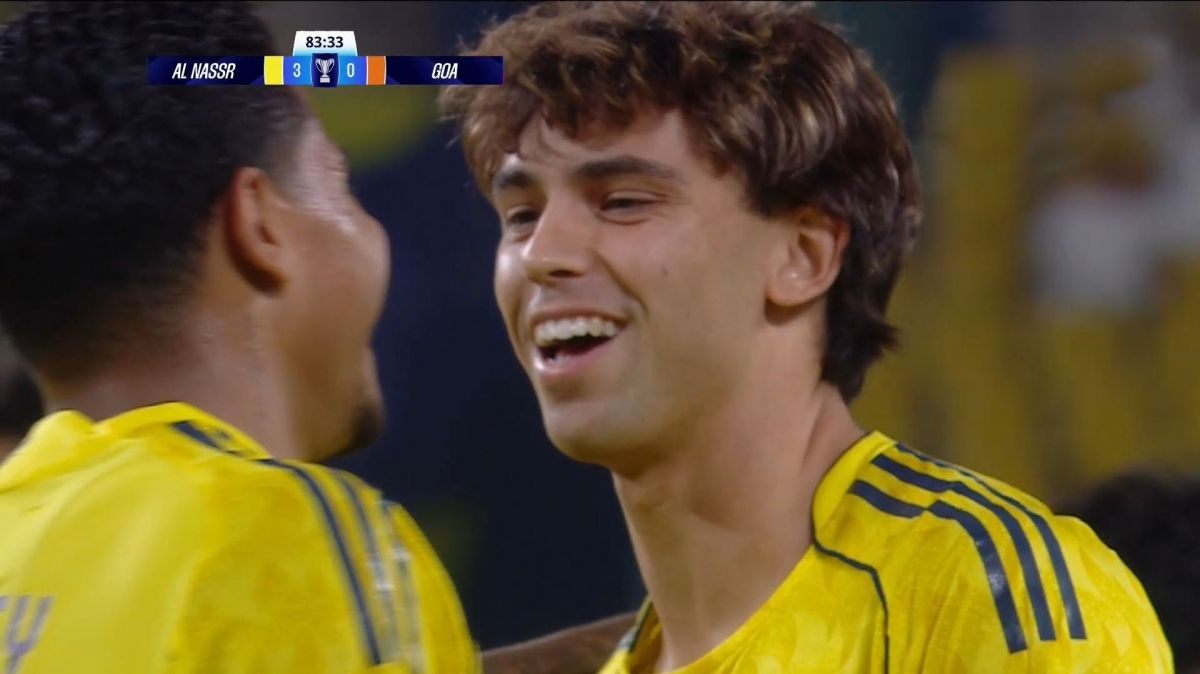 گل چهارم النصر به گوآ (گل آکروباتیک ژوائو فلیکس)