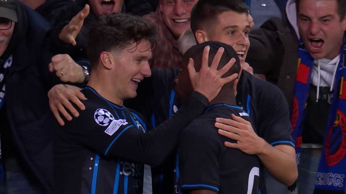 گل دوم کلوب بروژ به بارسلونا (کریستوس زولیس)