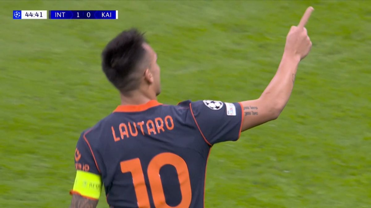 گل اول اینتر به غیرت (لائوتارو مارتینز)