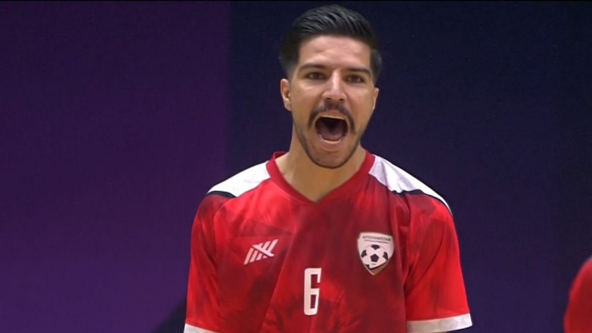 گل اول تیم ملی فوتسال افغانستان به ایران