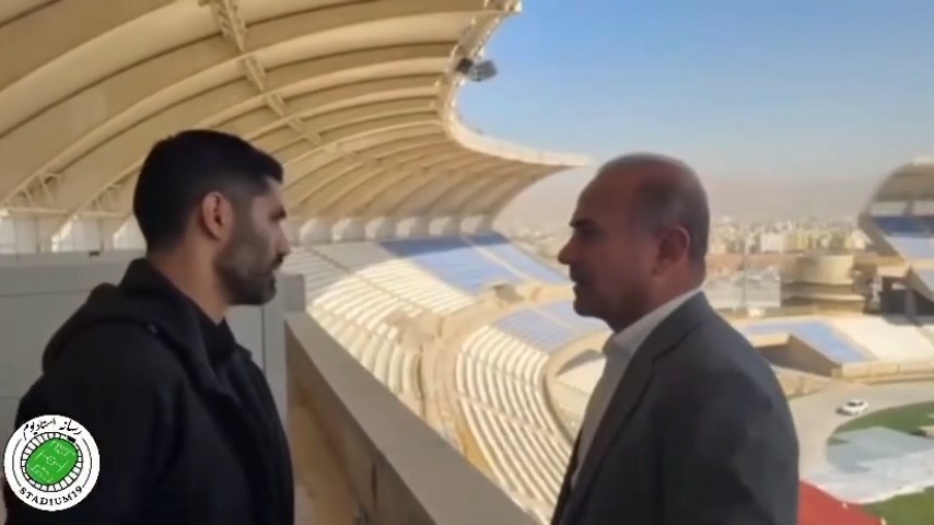 دربی در شیراز؟/ بازدید محمد انصاری از ورزشگاه پارس شیراز