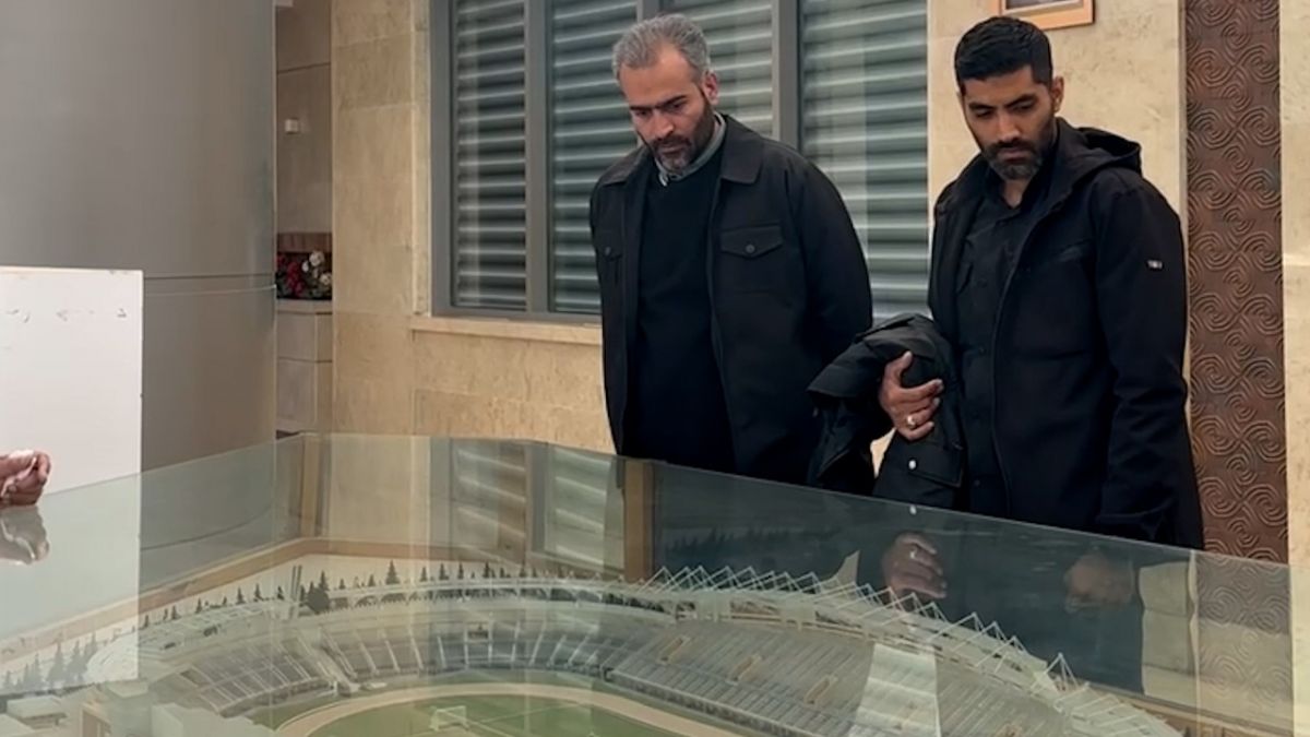 بازدید محمد انصاری، از استادیوم امام رضا (ع) برای میزبانی از دربی