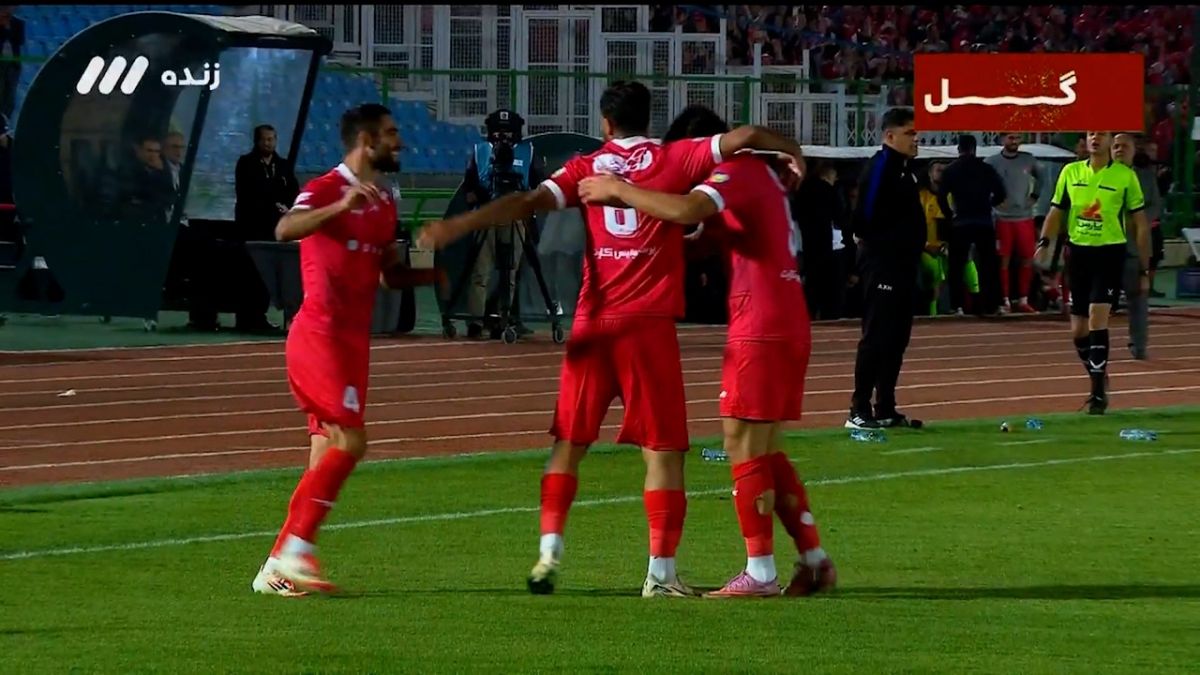 گل دوم پرسپولیس به استقلال خوزستان (کنعانی - پنالتی)