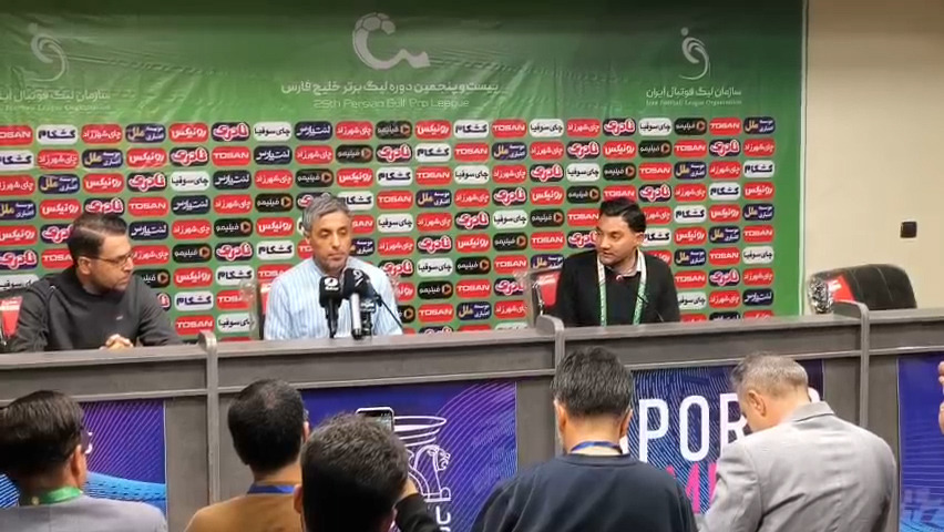 کنفرانس رسول خطیبی بعد از بازی مقابل فجر سپاسی
