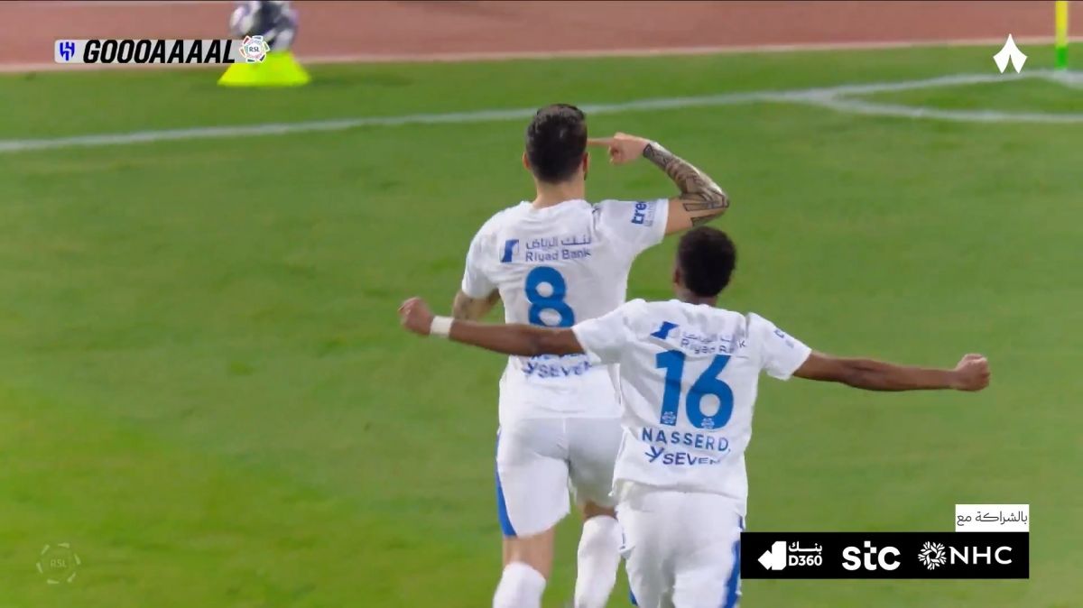 گل سوم الهلال به النجمه (روبن نوس)