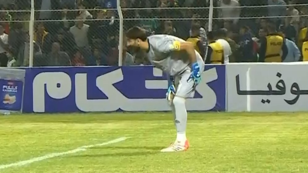 خطاب گزارشگر خرم آباد برای دروازه‌بان تراکتور: دکتر علیرضا بیرانوند!