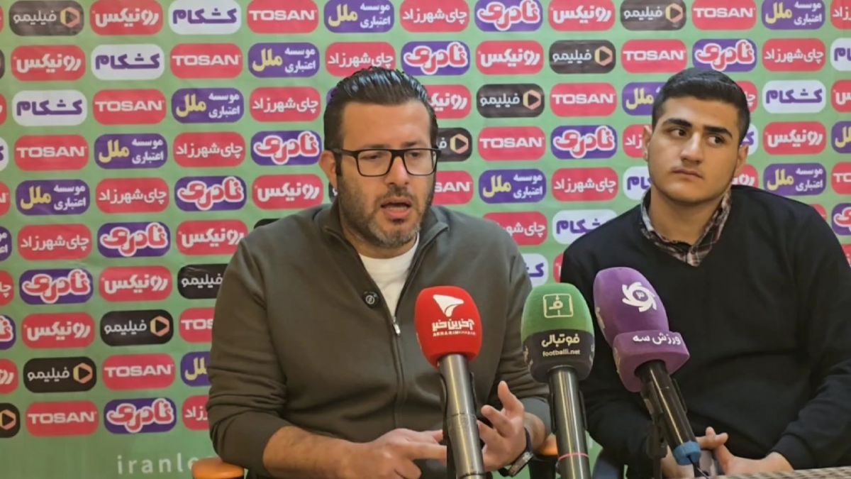 صحبتهای مربیان در نشست خبری بعد از بازی فرد البرز و نود ارومیه