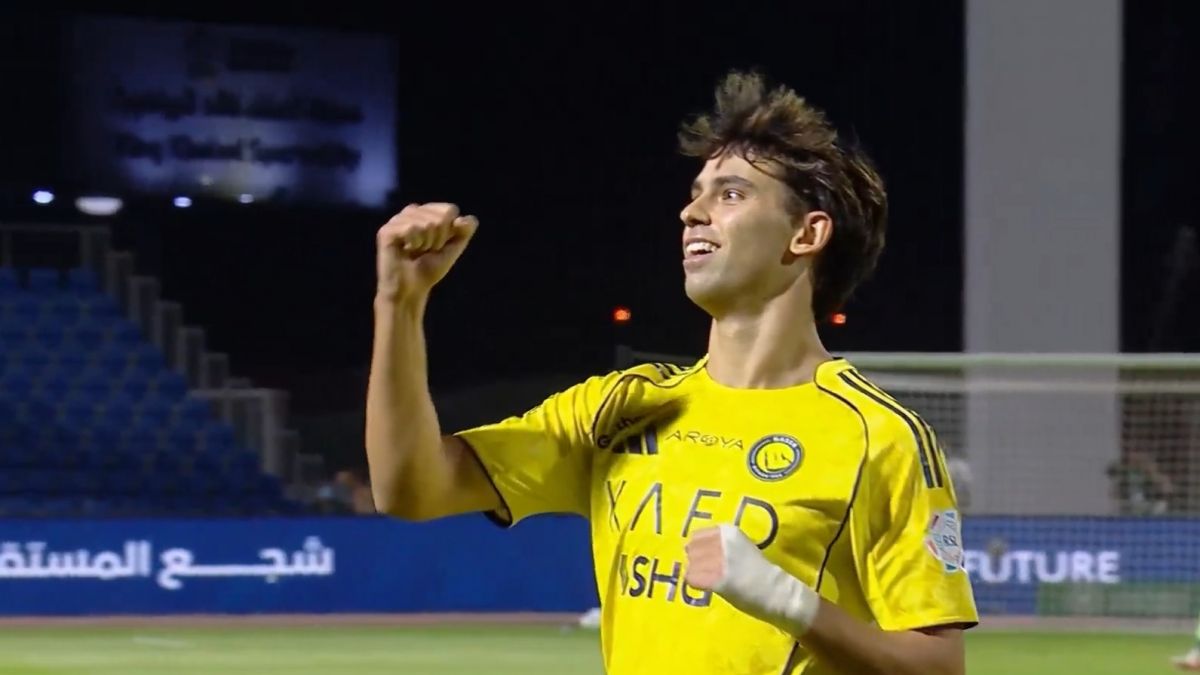 گل سوم النصر به نئوم (ژائو فلیکس)