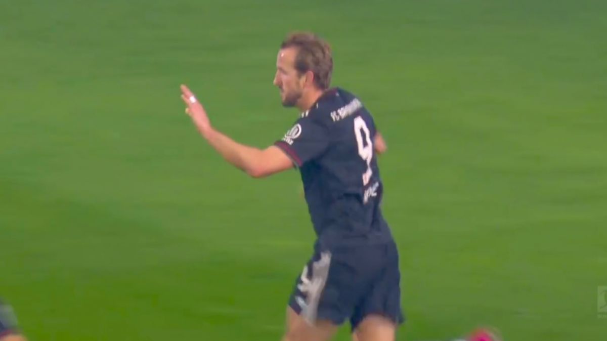 گل دوم بایرن مونیخ به یونیون برلین (هری کین دقیقه 93)