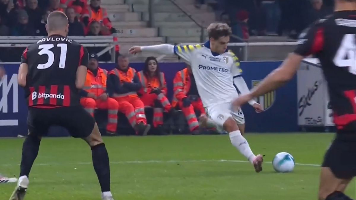 گل اول پارما به میلان (سوپرگل برنابه)