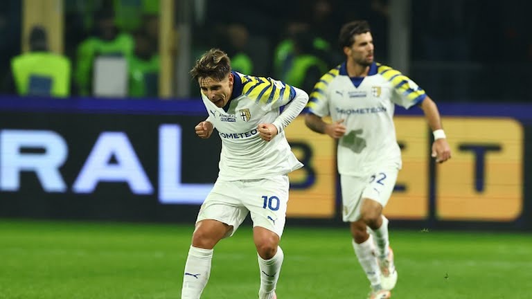 گل اول پارما به میلان (سوپرگل برنابه)