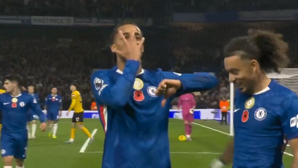 گل دوم چلسی به ولورهمپتون (ژائو پدرو)