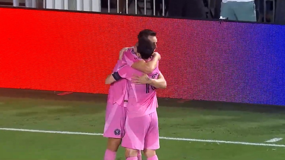 گل چهارم اینتر میامی به نشویل (دبل تادئو آلنده - پاس گل مسی)