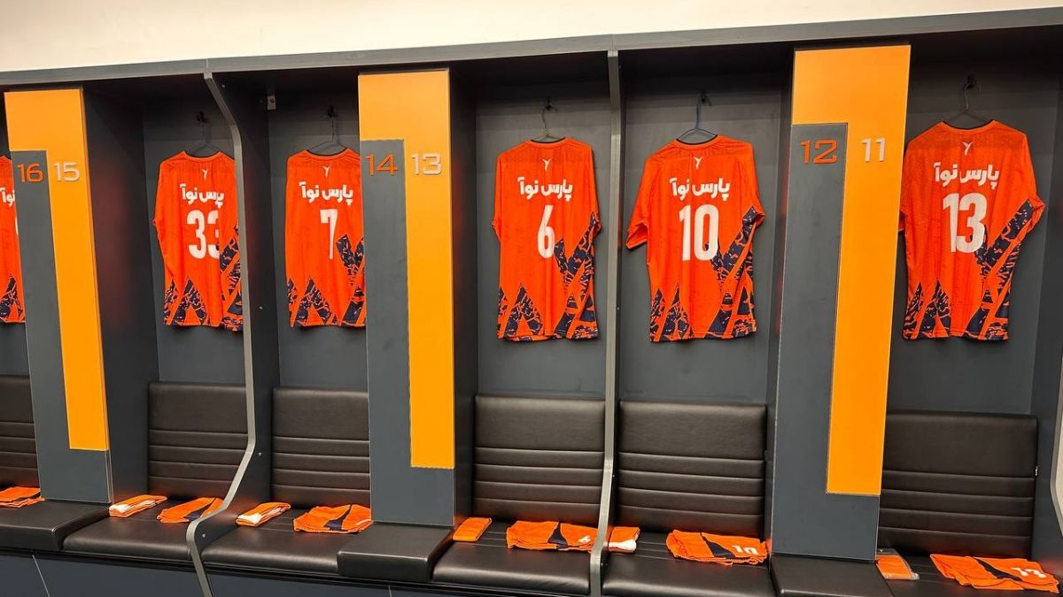 رختکن سایپا پیش از دیدار مقابل هوادار