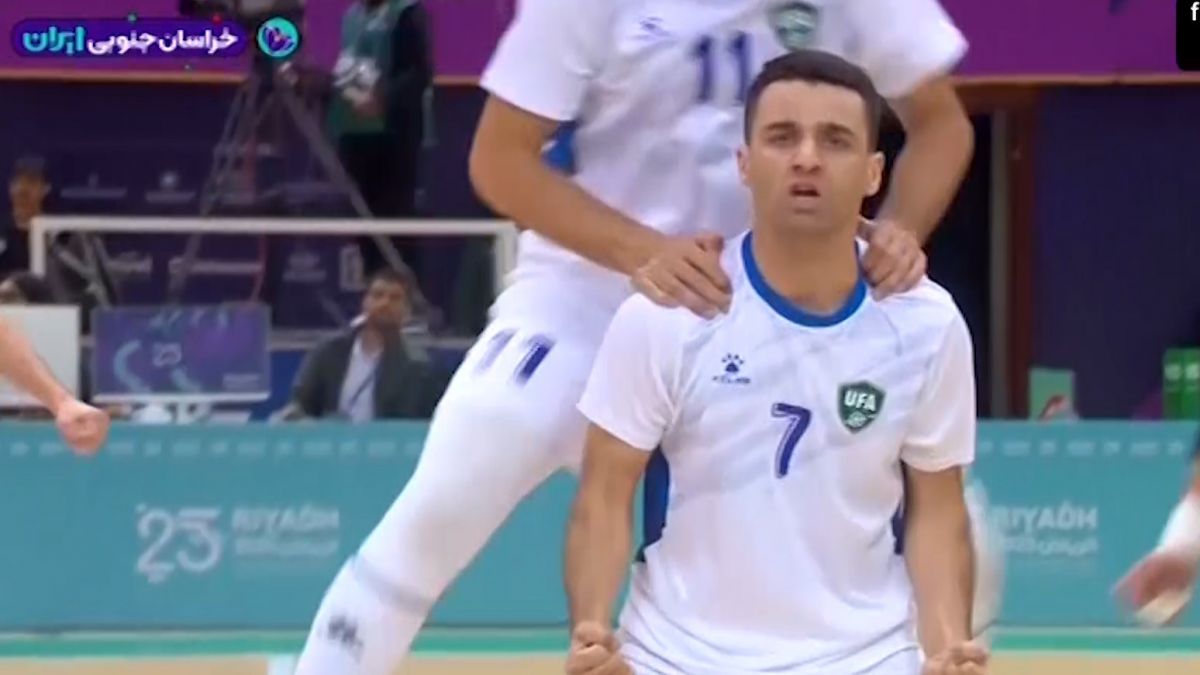 گل دوم تیم ملی فوتسال ازبکستان به ایران