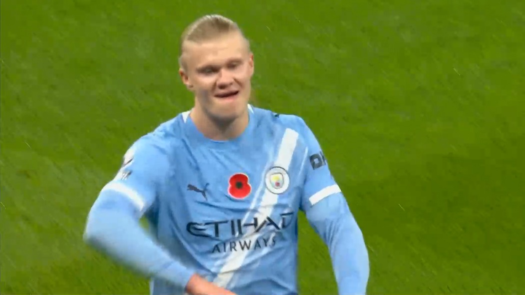 گل اول منچستر سیتی به لیورپول (ارلینگ هالند)