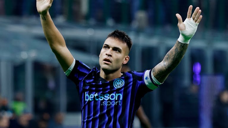 گل اول اینتر به لاتزیو (لائوتارو مارتینز)