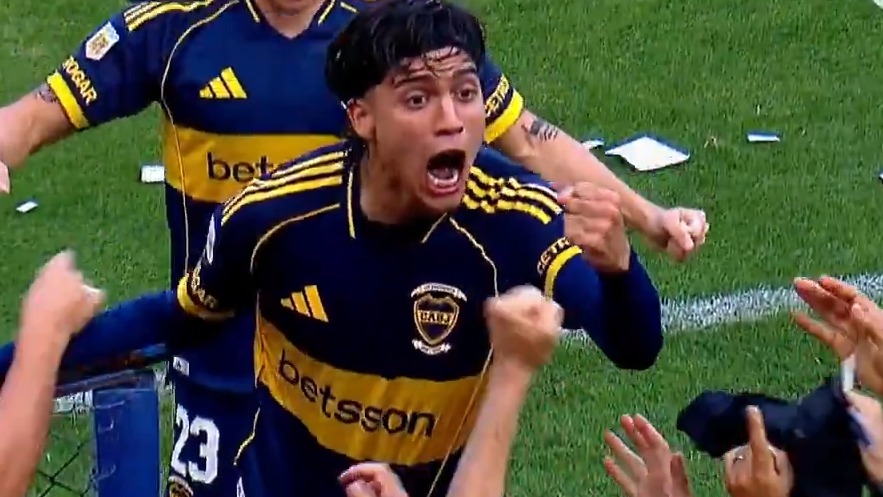 گل اول بوکا جونیورز به ریورپلاته (زبالوس)