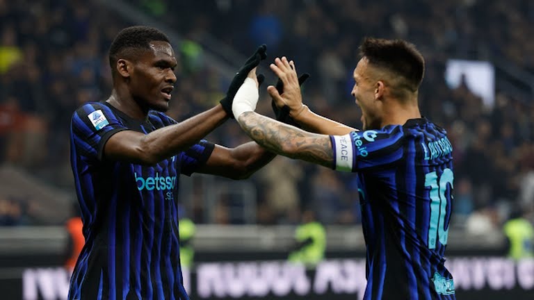 گل دوم اینتر به لاتزیو (بونی)