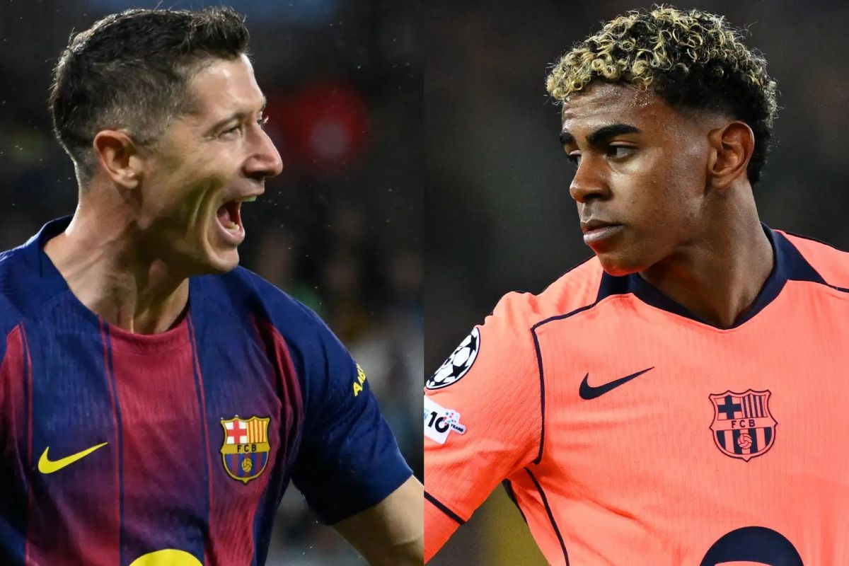 موضع قاطع یامال درباره حفظ لواندوفسکی در بارسلونا