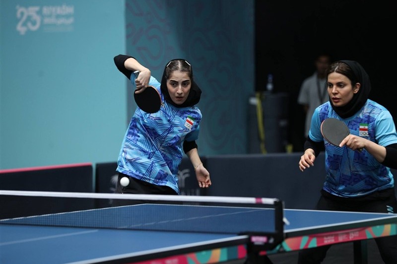 بازی‌های کشورهای اسلامی| برنز تیم تنیس روی میز دوبل بانوان قطی شد