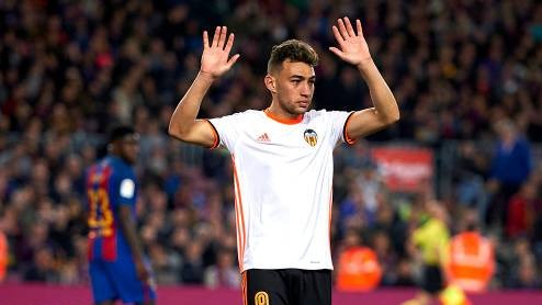 گل مونیر الحدادی مقابل بارسلونا با پیراهن والنسیا