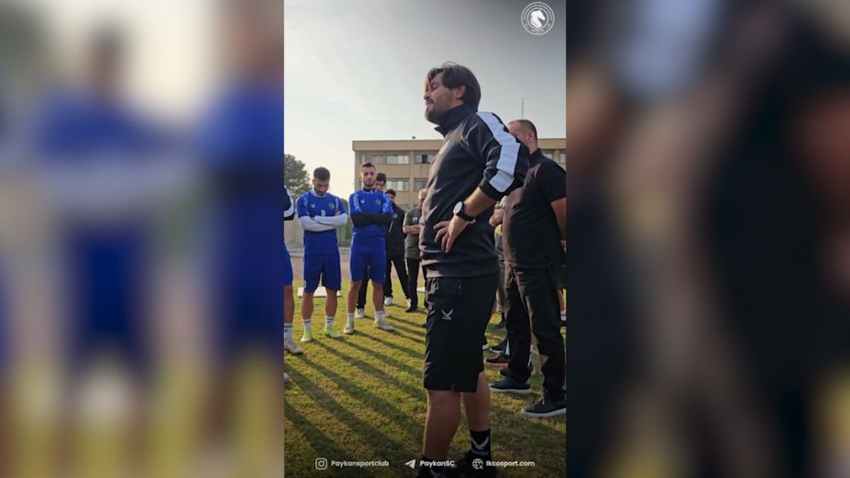 لحظاتی از جلسه تمرینی بازیکنان پیکان (21 آبان)