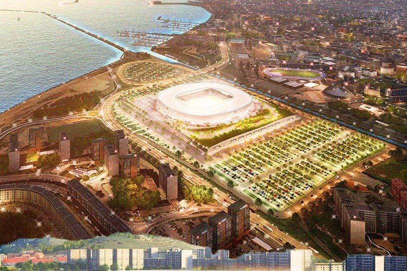 استادیوم رؤیایی کالیاری؛ فوتبال، منظره دریا و جکوزی روی پشت‌بام!