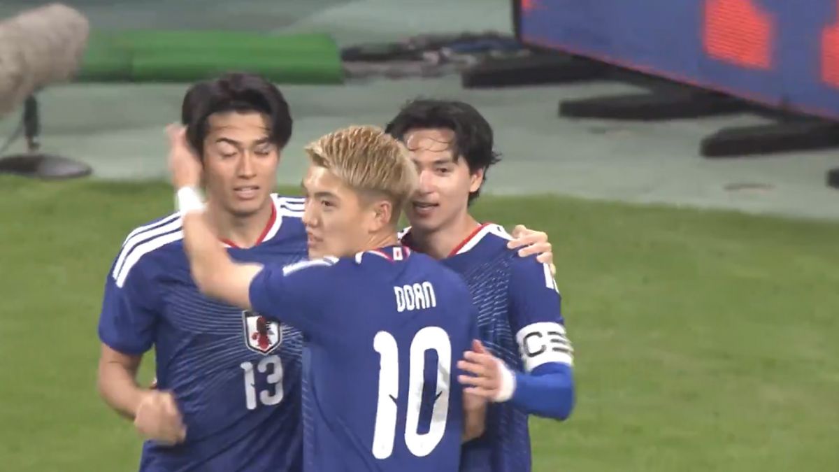 گل اول ژاپن به غنا (تاکومی مینامینو)