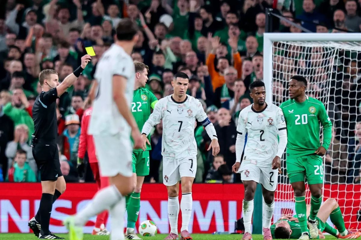 بالا گرفتن انتقادها از رونالدو به خاطر رفتاری که مقابل ایرلند داشت