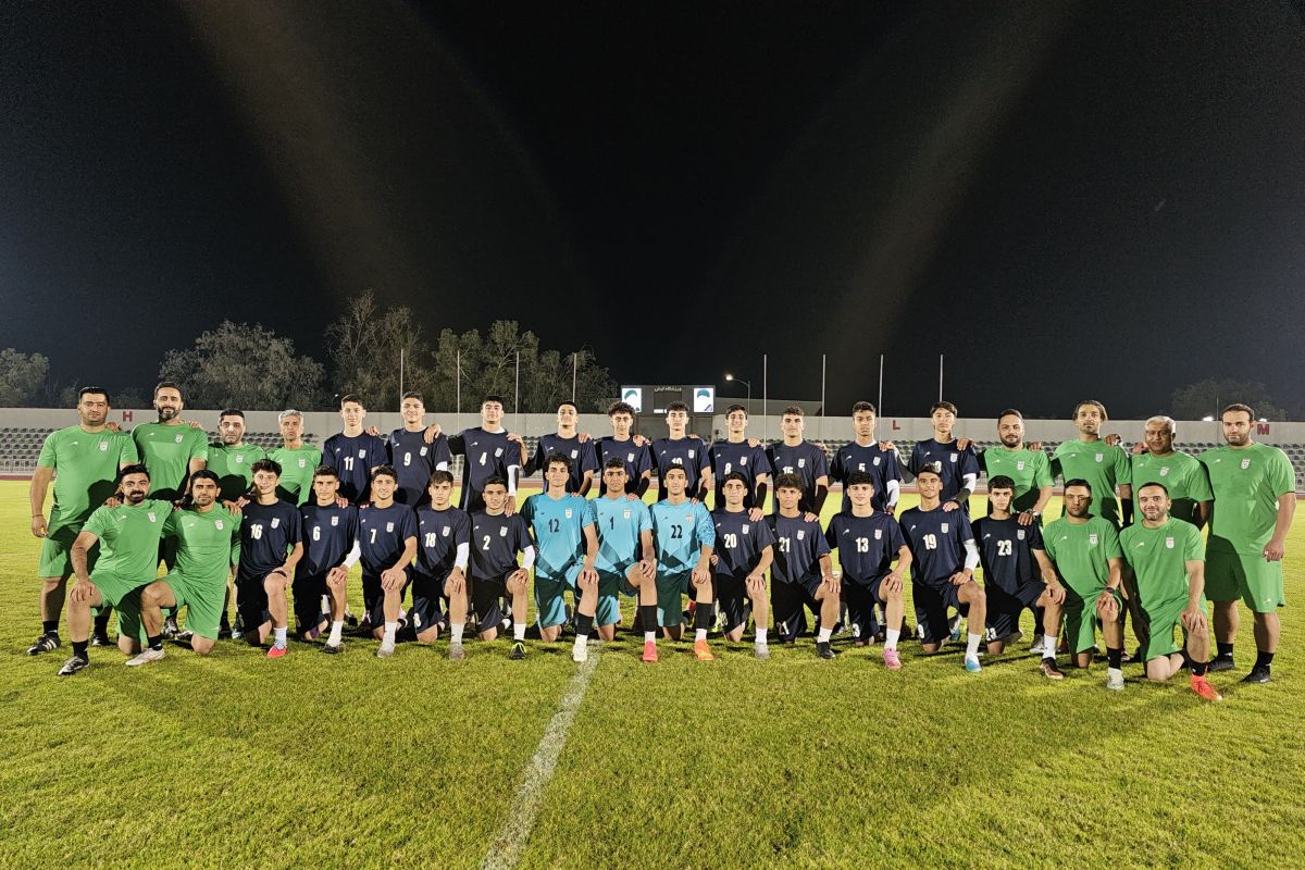 برگزاری نخستین تمرین تیم ملی نوجوانان در کیش