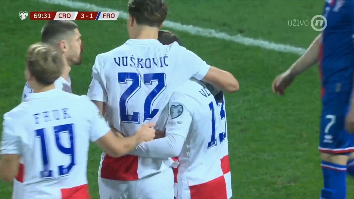 گل سوم کرواسی به جزایر فارو (ولاشیچ)