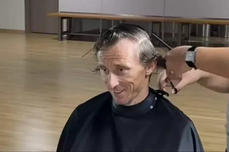 عکس؛ مودریچ و تغییر مدل موی معروفش پس از سال‌ها