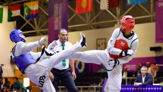 ملی پوش تکواندو ایران به مدال برنز بازیهای کشورهای اسلامی رسید