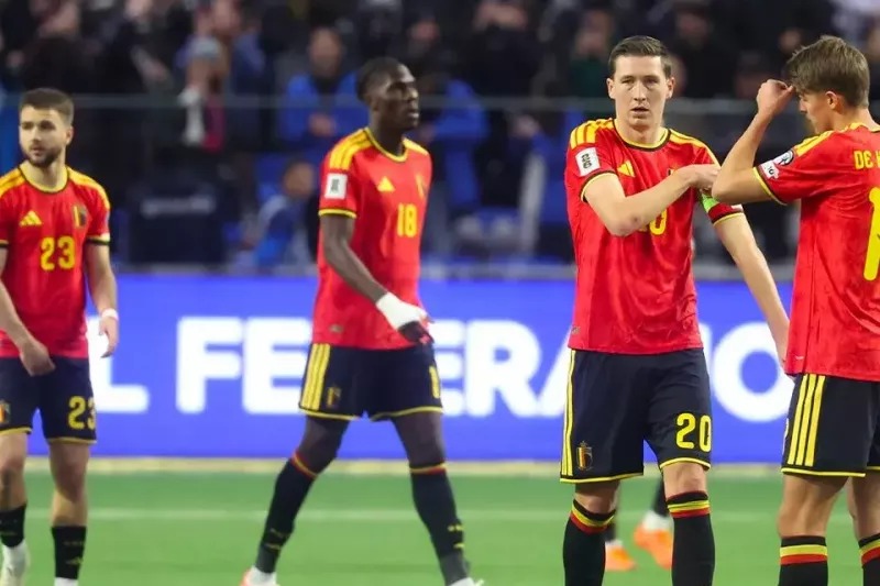 بلژیک از پس قزاقستان 10 نفره هم بر نیامد